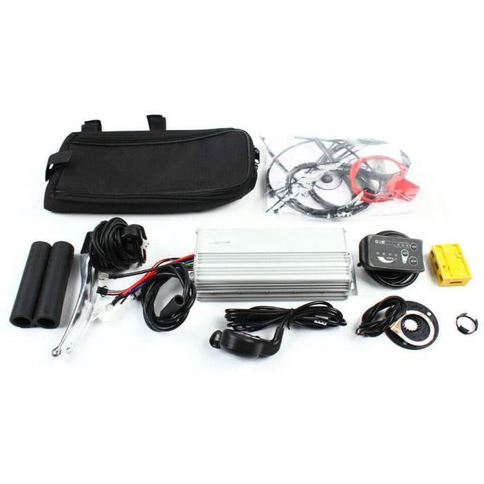 Kit de Conversion de vélo électrique,28' 48V 1000W LCD Roue Arrière Kit de Conversion de vélo électrique,28' 48V 1000W LCD Roue Arrière