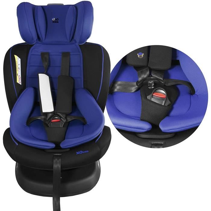 XOMAX 916 Siège Auto Isofix pivotant 360 degrés I inclinable I Groupe 0+/1/2/3  I evolutif 0-36 kg, 0-12 ans I Housse amovible et lavable I ECE R44/04 :  : Bébé et Puériculture