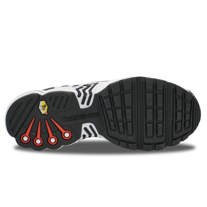 Basket Nike AIR MAX PLUS NIKE Cuir Lacets Homme Blanc