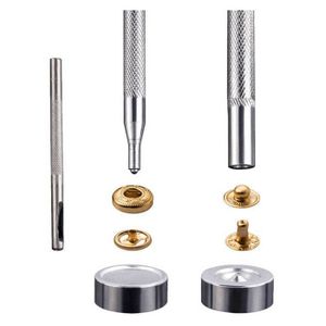 Kit Fixation Boutons Pression Avec Pince - Lot De 200 Boutons + Outils, Pour Couture, Réparation Maison