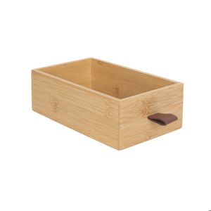Organiseur Design Bois Brut Organiseur à Compartiments, Bambou, 3 Tiroirs, HxLxP: 28x17x21,5 Cm, Rangement De Bureau, Nature - Noir, Relaxdays | Leroy Merlin Rangement Bureau Tiroirs
