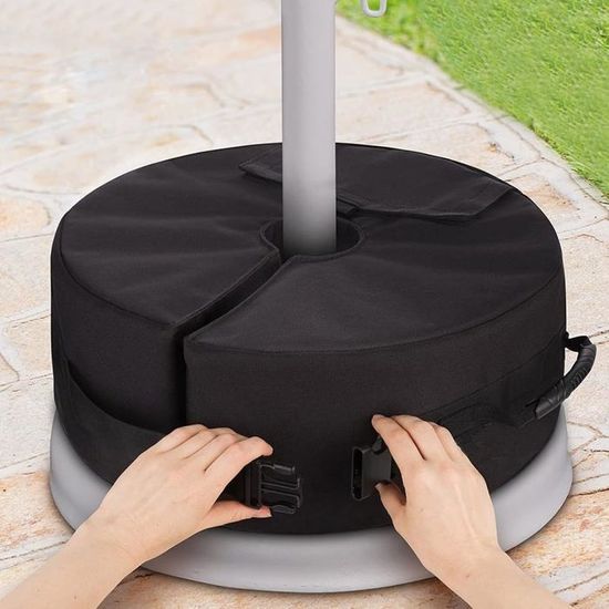Sac De Lestage Pour Parasol 18kg - Base Poids Amovible Plage, Jardin, Terrasse
