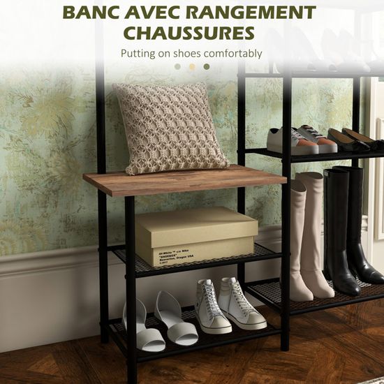 YITAHOME Porte-Manteaux, Arbre D'entrée Avec Rangement Pour