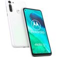 Motorola Moto G8 4 Go / 64 Go Blanc (Blanc Perle) Double SIM XT2045-2 Capturez des panoramas ultra-larges, des gros plans étonnants-0
