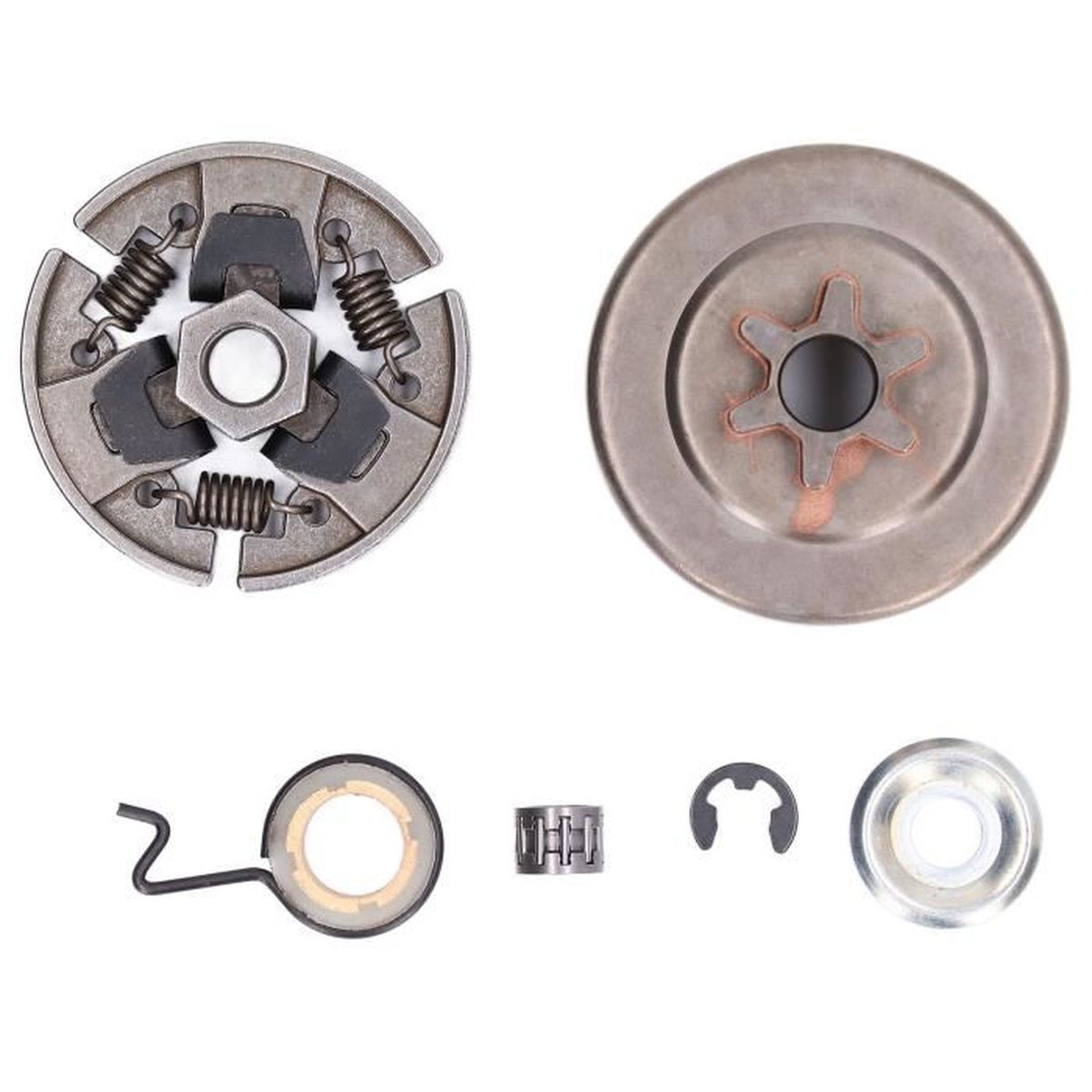 Stihl Ms 170 Kit Pignon Embrayage STIHL - Compatible 017 018 MS170 MS180 - 3/8 LP - 7 Pièces Kit Réparation Tronçonneuse