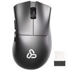YANX Souris sans Fil Silencieuse, 1200 DPI, Avec Récepteur USB, Mouse Compacte pour Ordinateur Portable, PC, Mac, Gris