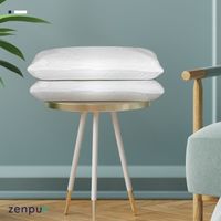 ZenPur - Lot de 2 Oreillers Mémoire de Forme (60 x 40cm) - Forme Ergonomique et Orthopédique Adaptée pour Tout Dormeur