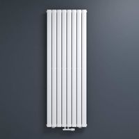 Radiateur à Eau Chaude Mural Mai & Mai FV Blanc 180x61 cm en Acier Design Vertical