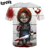 T-shirt COSPLAY,T-shirt manches courtes homme et femme avec impression numérique en 3D, Joker, haut col en o & Tees Killer 2018