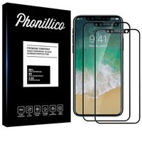 Verre Trempe pour Apple iPhone 11 PRO MAX [Pack 2] Film  Intégral Bord Noir Vitre Protection Ecran Ultra Resistant [Phonillico®]