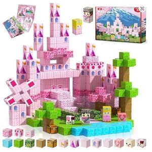 Blocs Magnétiques 120 Pièces – 20 Voitures à Friction – Construction 3D – STEM – Dès 3 Ans