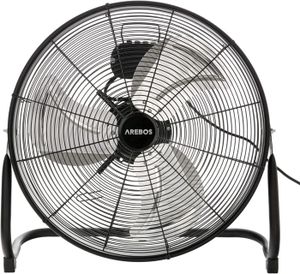 VENTILATEUR AREBOS Ventilateur de sol | 50cm | 120W | 20 pouce