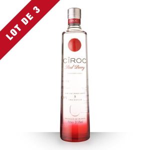 VODKA Lot de 3 - Vodka Ciroc Red Berry 70cl