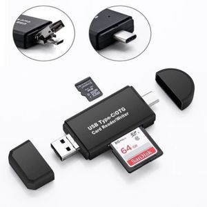 Wewoo - Lecteur de carte USB 3.0 noir Super Speed, SD / Micro SD - Lecteur  carte mémoire - Rue du Commerce