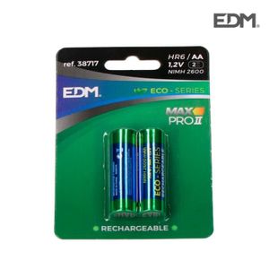 PILES Pile rechargeable r-6 aa 2600mah (blister 2 piles)