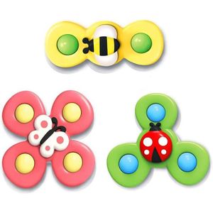 3Pcs Spinner Bebe Ventouse - Baby hoptoys Fidget Toys - Spinner