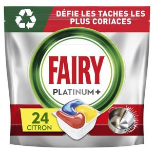 LIQUIDE LAVE-VAISSELLE LOT DE 5 - FAIRY - Citron Platinum Plus Tout En 1 