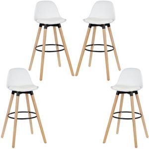 Haute Qualite Lot De 4 Tabourets De Style Scandinave 73 Cm Pour