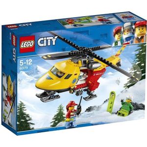 ASSEMBLAGE CONSTRUCTION LEGO® City 60179 L'hélicoptère-ambulance