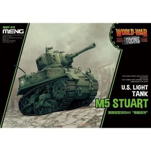 KIT MODÉLISME Maquette Char World War Toons U.s. Light Tank M5 S