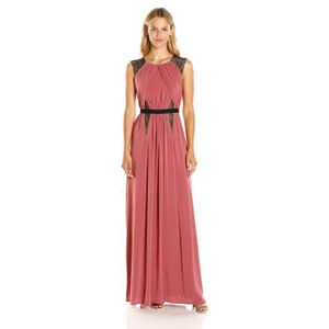 Bcbgmaxazria Bcbgmax Azria Stehla Robe De Soiree En Tricot Terre