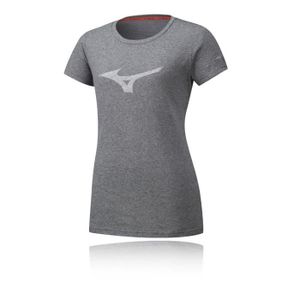 T-SHIRT MAILLOT DE SPORT T-shirt de sport Mizuno Heritage RB pour femmes - Gris - Running