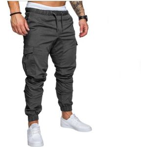 PANTALON Pantalon Cargo Homme Eté Long Pantalon Gris LH0507