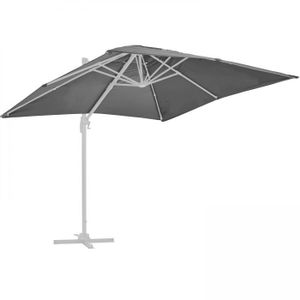PARASOL Toile pour parasol déporté 2x3m anthracite