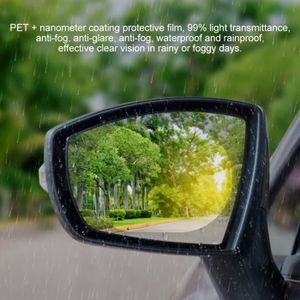 Acheter Fonken 2 pièces universel rétroviseur de voiture pluie sourcil pare- pluie visière en Fiber de carbone pare-neige pare-soleil couverture de pluie  accessoires de miroir de voiture