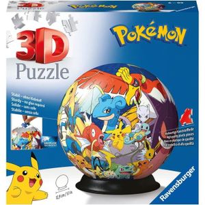 PUZZLE Puzzle 3D Ball Pokemon - Ravensburger - A partir d