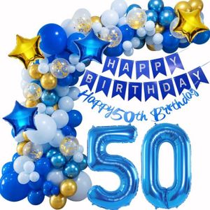 BANDEROLE - BANNIÈRE Decoration Anniversaire 50 Ans, 50 Ans Guirlande B
