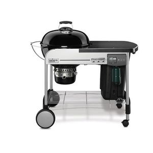 BARBECUE Weber Performer Deluxe GBS, Barbecue, Bois de chauffage, Chariot, Grille, Noir, Acier inoxydable, Rond