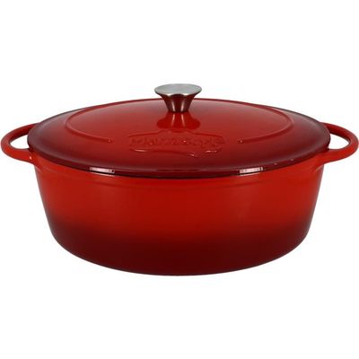 Cocotte En Fonte Le Creuset Signature 4,7 L - Ovale 29 Cm, Couleur Grenat, Fonte émaillée, Compatible Induction - 3
