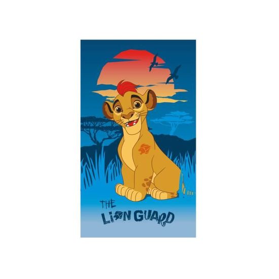 Drap De Plage Le Roi Lion Coton 70x120cm