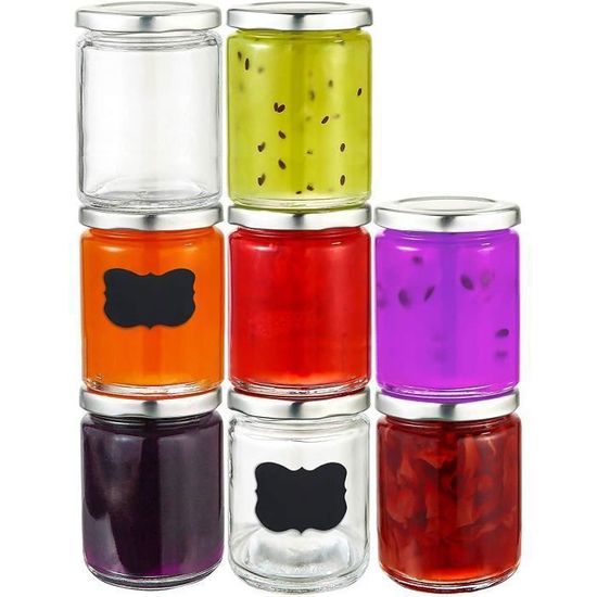 Lot De 3 Bocaux De Conservation En Verre Borosilicate Avec Couvercles