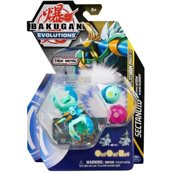 Bakugan Evolutions : Coffret Platinum Power Up Ventus Griswing, Figurine articulée True Metal 2 Nanogan 2 BakuCores Bakugan Evolutions : Coffret Platinum Power Up Ventus Griswing, Figurine articulée True Metal 2 Nanogan 2 BakuCores
