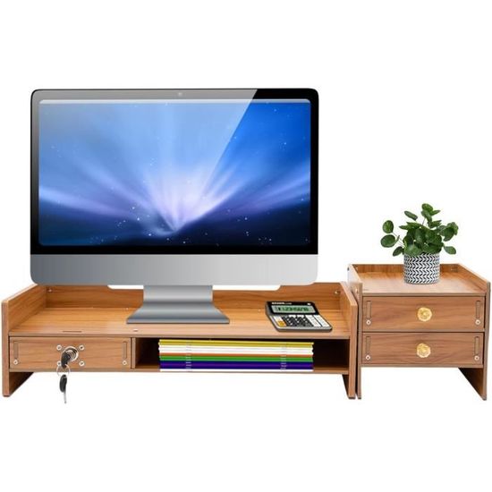 Support Pour Ordinateur Portable Réglable En Hauteur - Organisateur De Bureau Ergonomique - En Alliage D'aluminium - Couleurs Bleu, Rouge, Noir