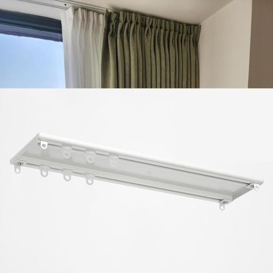 Ensemble De Rails À Rideaux En Aluminium, Rail De Plafond Pour Rideaux ...