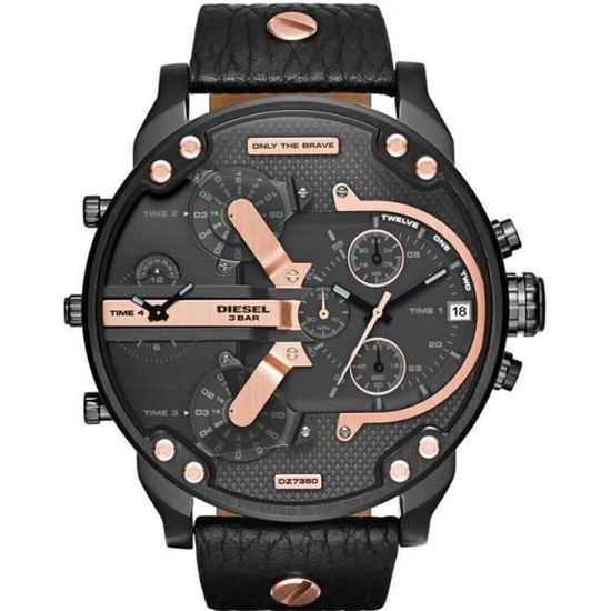DIESEL Montre bracelet Homme DZ7350 Quartz Analogique Noir