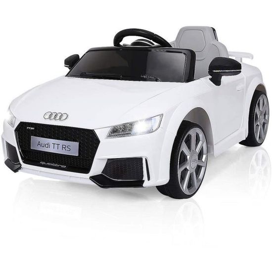 E-ROAD - Voiture éléctrique Audi TT RS pour enfant 12V - Blanche -  Cdiscount Jeux - Jouets