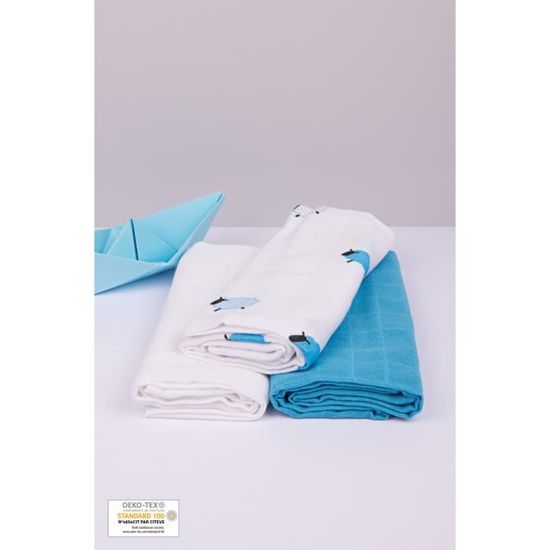 3 Langes 100 Coton Bio Motifs Moutons Bleu 60x60 Cm Cdiscount Puericulture Eveil Bebe 3 Langes 100 Coton Bio Motifs Moutons Bleu 60x60 Cm Cdiscount Puericulture Eveil Bebe