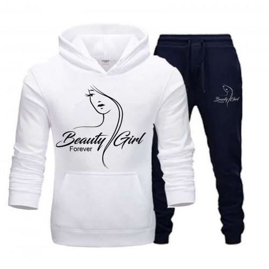 Jogging enfant fille Beauty Girl Blanc 9 11 ans Respirant