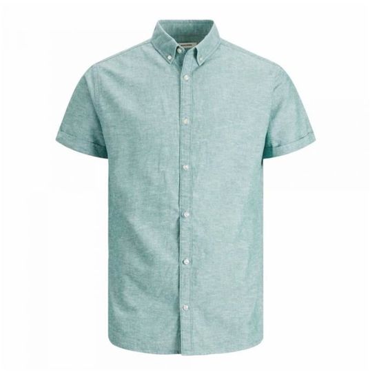 Chemise À Manches Courtes D555 Avec Poche Pour Hommes En Rouge, 2XL-6XL