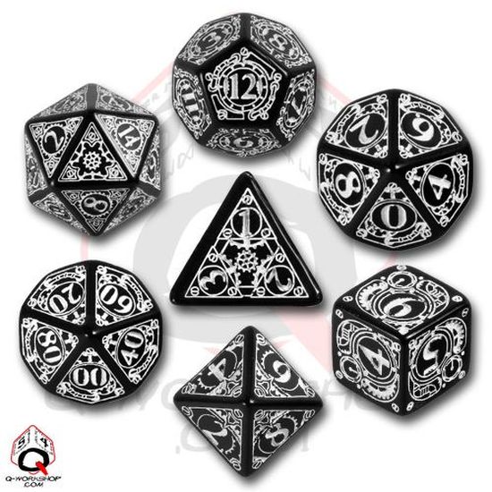Q Workshop Zombie Dice Bag Jaune Et Noir - Sac à Dés Moyen Pour Jeux