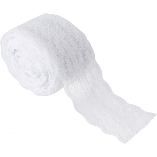 2 Rouleaux De Ruban Décoratif Motif Piano - 5 Mètres - Polyester - Pour Décoration De Fête, Artisanat, Emballage Cadeau - 10