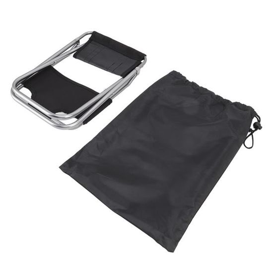 Chaise De Camping OverMont Renforcée - Bleue, Pliable Avec Sac De Transport