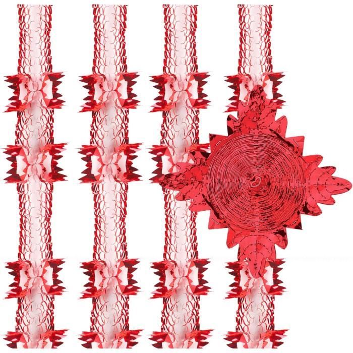 FOIMAS Lot De 16 Attaches Torsadées Pour Guirlande De Noël, Décoration D' Escalier De Noël, Marron