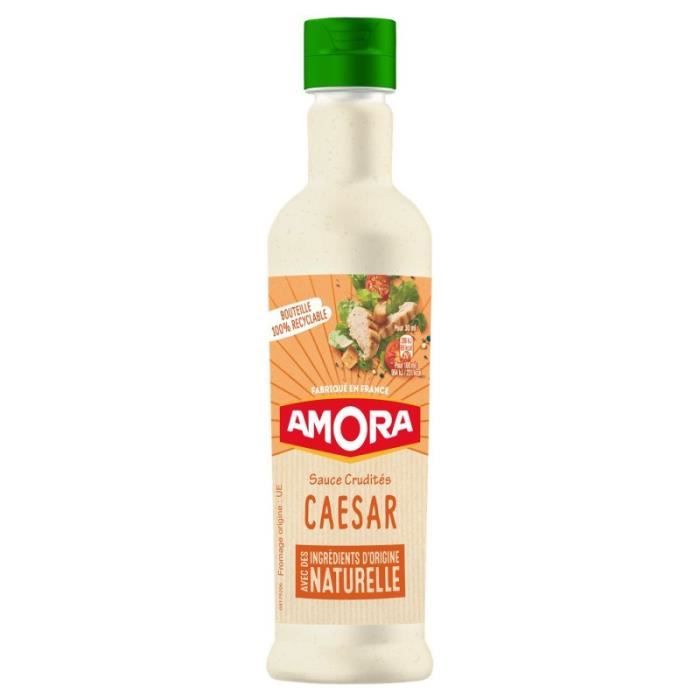 AMORA - Sauce Crudité Caesar 380Ml - Lot De 4