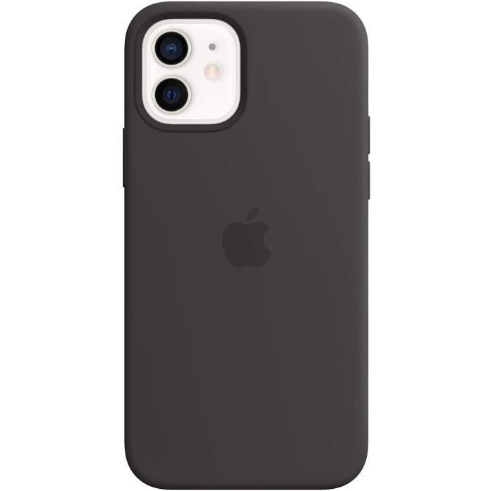 APPLE iPhone 12 - 12 Pro Coque en Silicone avec MagSafe - Noir