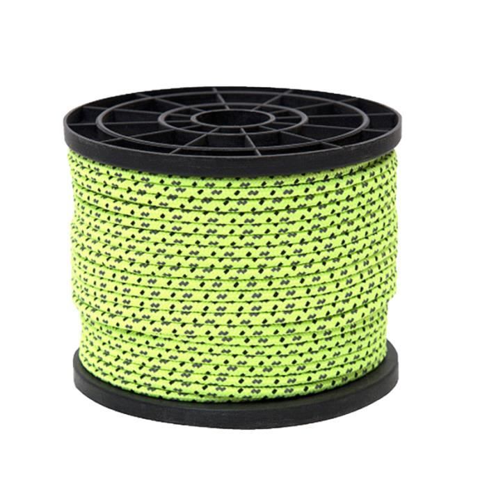 1 rouleau de corde de fixation de tente de camping durable réfléchissante de pour la randonnée TENTE DE CAMPING